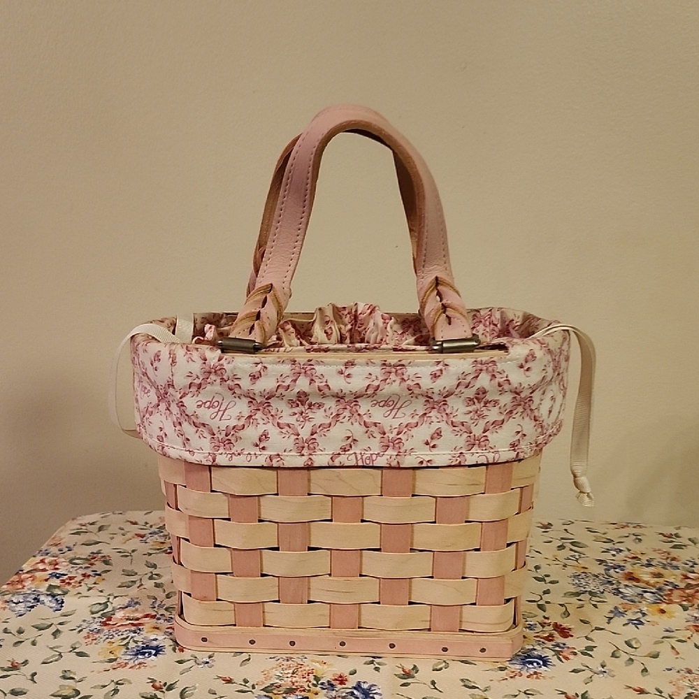 Longaberger 2006 Horizon of Hope Small Tote